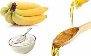 банан мед йогурт