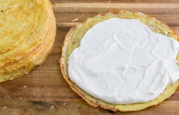 Рецепты блинного торта с творожным кремом
